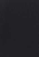 Bayan Siyah Polo Yaka Düğmeli Tişört