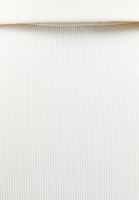 Bayan Krem Polo Yaka Düğmeli Tişört