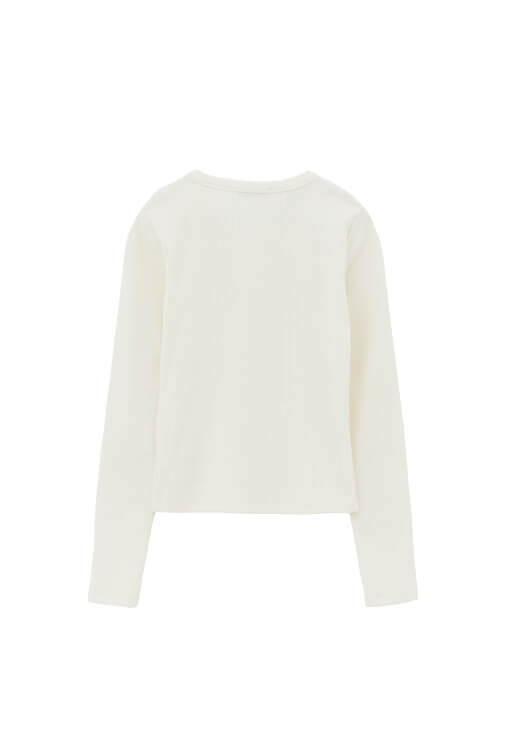 Düğmeli Tişört ve Barrel-Fit Pantolon Kombini