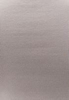 Bayan Gri Düğme Detaylı Tişört