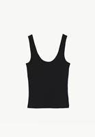 Bayan Siyah Askılı U Yaka Atlet