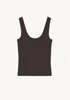 Bayan Kahverengi Askılı U Yaka Atlet