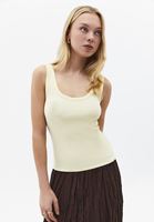 Bayan Sarı Askılı U Yaka Atlet