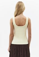 Bayan Sarı Askılı U Yaka Atlet