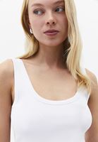 Bayan Beyaz Askılı U Yaka Atlet