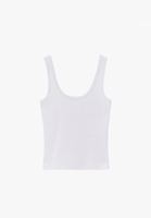 Bayan Beyaz Askılı U Yaka Atlet