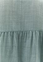 Bayan Yeşil Bağlama Detaylı Gömlek