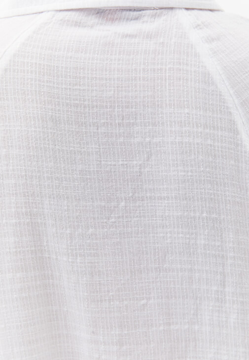 Oversize Balon Kollu Gömlek ve Etek Kombini