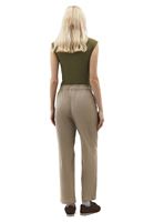 Bayan Bej Baggy-Fit Pantolon ( TENCEL™ )