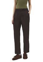 Bayan Kahverengi Baggy-Fit Pantolon ( TENCEL™ )