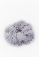 Bayan Mavi Peluş Lastikli Saç Tokası