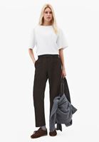 Bayan Kahverengi Carrot-Fit Pantolon ( TENCEL™ )