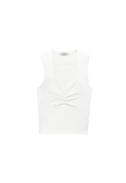 Dantelli Atlet ve Barrel-Fit Denim Kombini