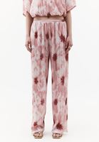 Bayan Çok Renkli Desenli Straight-Fit Pantolon