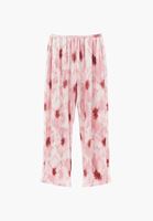 Bayan Çok Renkli Desenli Straight-Fit Pantolon