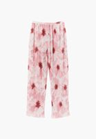 Bayan Çok Renkli Desenli Straight-Fit Pantolon