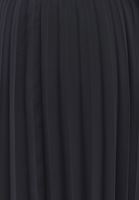 Bayan Siyah Ultra Yüksek Bel Pileli Etek