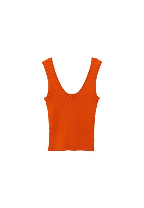 Aksesuar Detaylı Atlet ve Barrel-Fit Pantolon Kombini