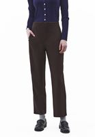 Bayan Kahverengi Ultra Yüksek Bel Carrot-Fit Pantolon