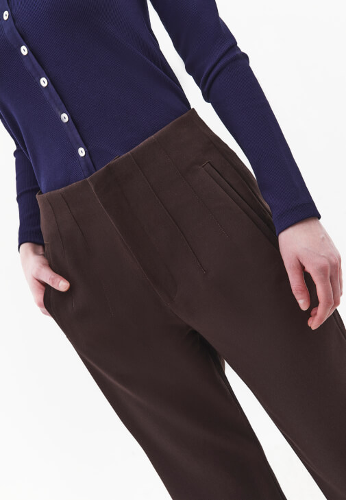 Ultra Yüksek Bel Carrot-Fit Pantolon - Görsel 3