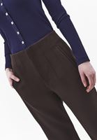 Bayan Kahverengi Ultra Yüksek Bel Carrot-Fit Pantolon