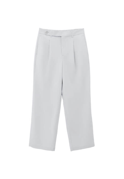 Yüksek Bel Pantolon ve Triko Bluz Kombini