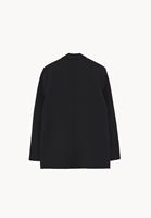 Bayan Siyah Boyfriend Blazer Ceket