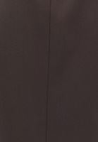 Bayan Kahverengi Düğmeli Crop Blazer Ceket