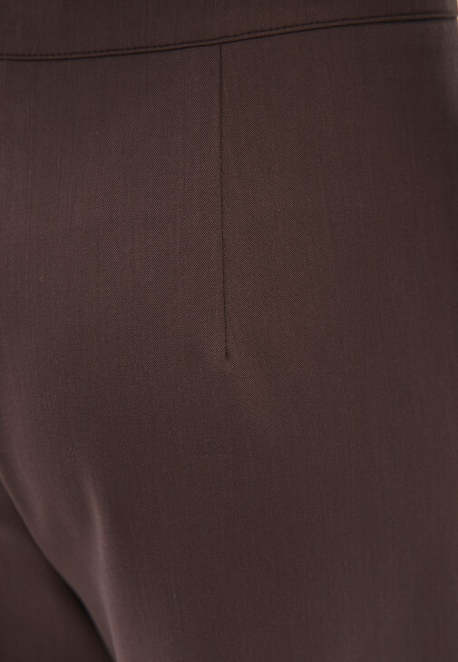 Pileli Pantolon ve Crop Ceket Kombini