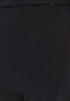 Bayan Siyah Yüksek Bel Wide-Leg Pantolon