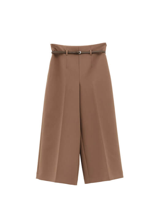 Culotte Pantolon ve Triko Kazak Kombini