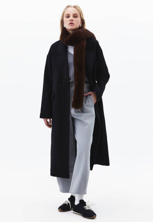 Gri Ultra Yüksek Bel Balon Pantolon