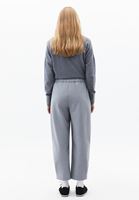 Bayan Gri Ultra Yüksek Bel Balon Pantolon
