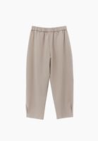 Bayan Bej Ultra Yüksek Bel Balon Pantolon