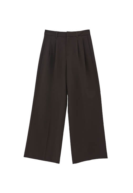 Wide-Leg Pantolon ve Kazak Kombini