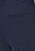 Bayan Lacivert Yüksek Bel Wide-Leg Pantolon