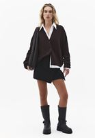 Bayan Siyah Yüksek Bel Şort Etek