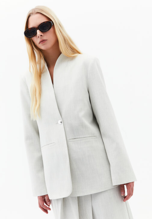 Pileli Yelek ve Uzun Etek Kombini