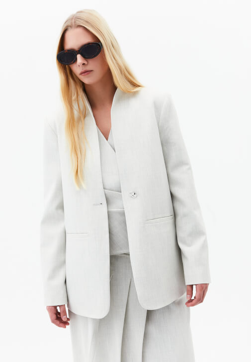 Pileli Yelek ve Uzun Etek Kombini