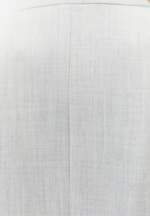 Pileli Yelek ve Uzun Etek Kombini