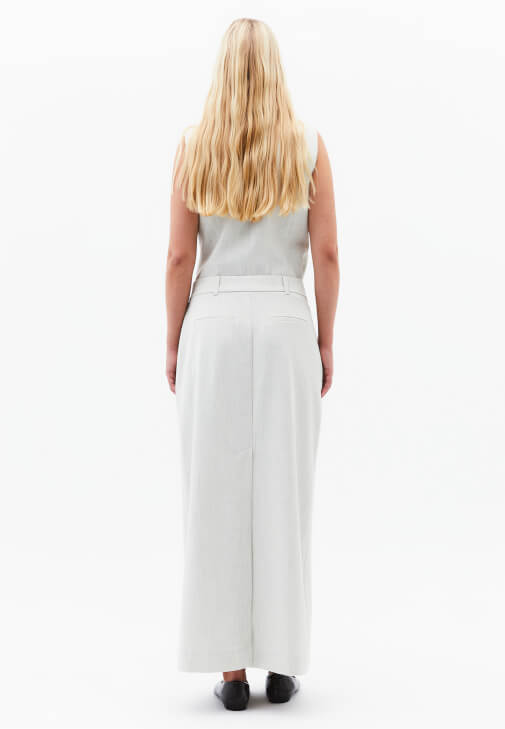 Pileli Uzun Etek ve Blazer Ceket Kombini