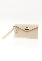 Bayan Krem Askılı Telefon Çantası