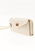 Bayan Krem Askılı Telefon Çantası