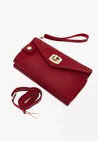 Bayan Kırmızı Askılı Telefon Çantası
