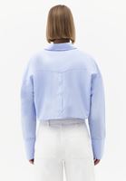 Bayan Çok Renkli Cep Detaylı Crop Gömlek