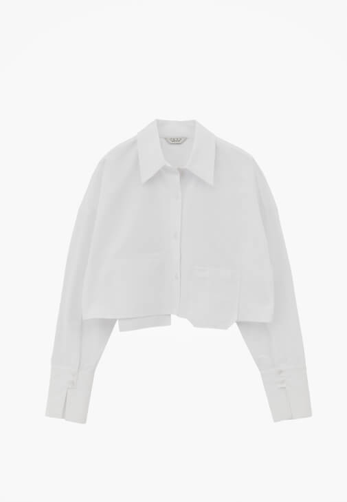 Crop Gömlek ve Pantolon Kombini