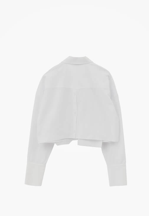 Crop Gömlek ve Pantolon Kombini