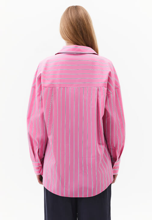 Oversize Gömlek ve Tencel Pantolon Kombini