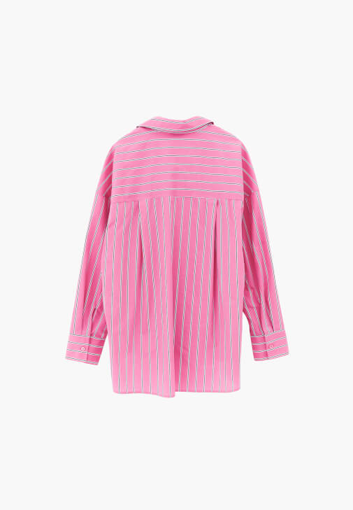 Oversize Gömlek ve Tencel Pantolon Kombini