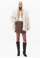 Bayan Beyaz Kol Detaylı Oversize Gömlek